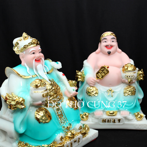 THẦN TÀI THỔ ĐỊA PHÚ QUÝ - MÀU XANH LÁ