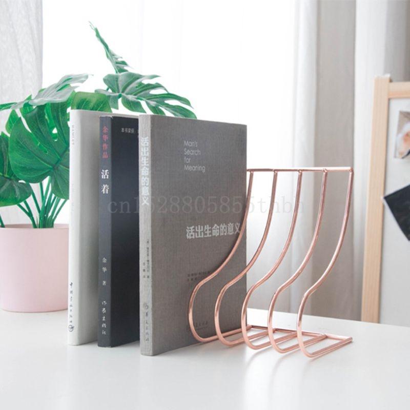 10 Lưới Tập Tin Lưu Trữ Giá Sách Đứng Bookend Bắc Âu Sắt Đồng Hồ Nam Người Tổ Chức Giá Đỡ Cho Văn Phòng Nhà