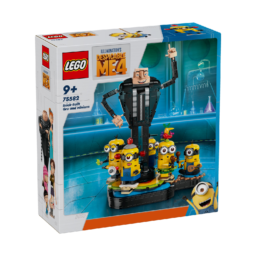 Đồ Chơi Lắp Ráp Bữa Tiệc Bất Ngờ Của Gru Và Minions LEGO MINIONS 75582 (839 chi tiết)