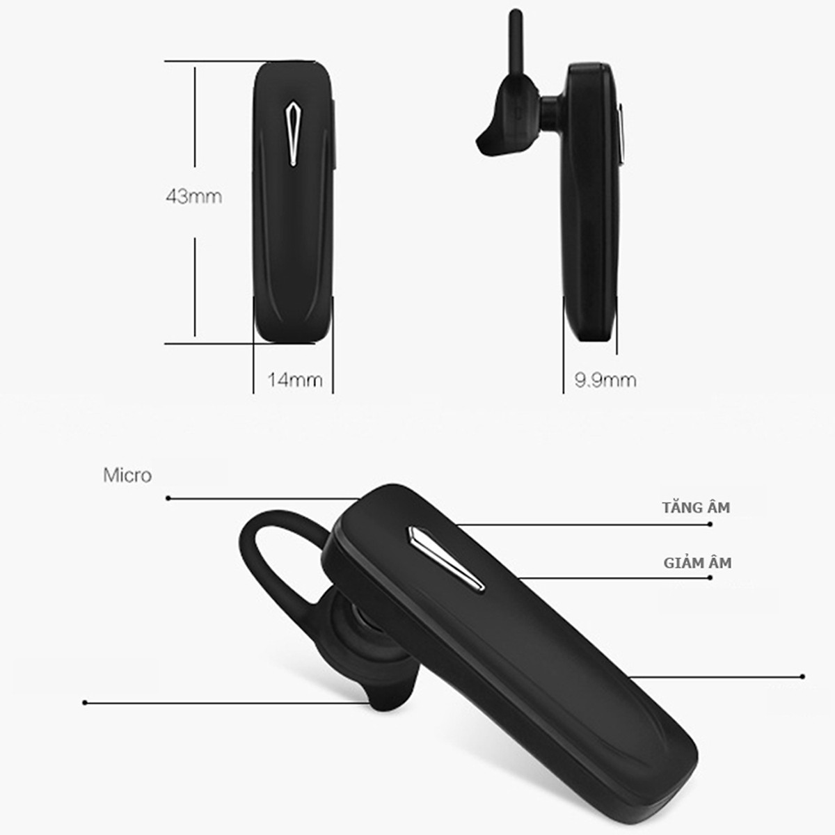 Bút trình chiếu Lazer - Bút thuyết trình- Bút trình chiếu silde- Bút trình chiếu powerpoint kèm bao da tặng kèm tai nghe Bluetooth SS315