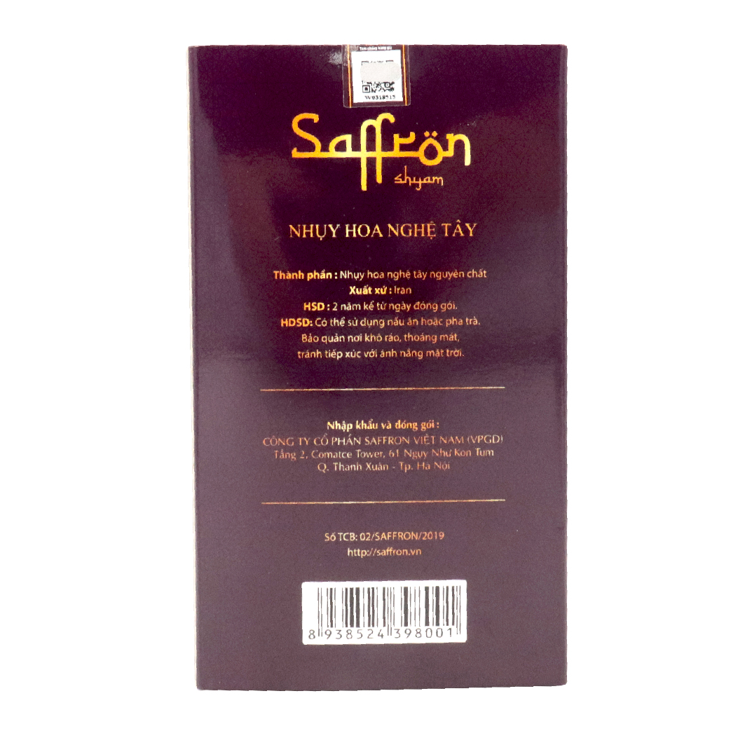 Nhụy hoa nghệ tây Saffron SHYAM 1g