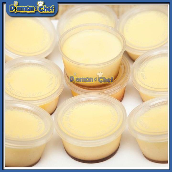 50 Cốc hình tròn Làm Bánh Flan / Caramen loại đẹp