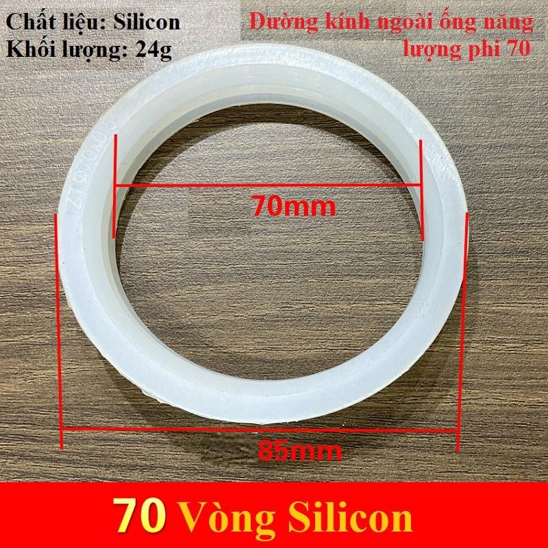 Ron (gioăng) silicon chịu nhiệt phi 70 dùng cho máy nước nóng năng lượng mặt trời