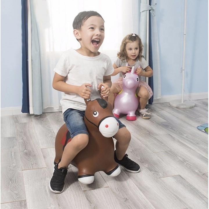 Thú nhún cao cấp cho bé kèm bơm Toys House