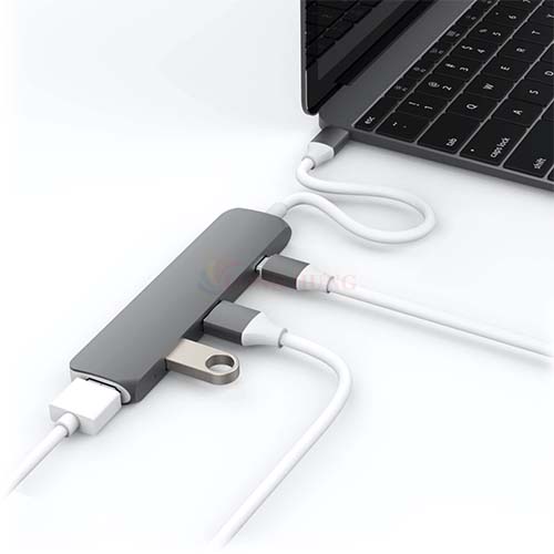 Cổng chuyển đổi HyperDrive 4-in-1 USB-C Hub GN22B - Hàng chính hãng