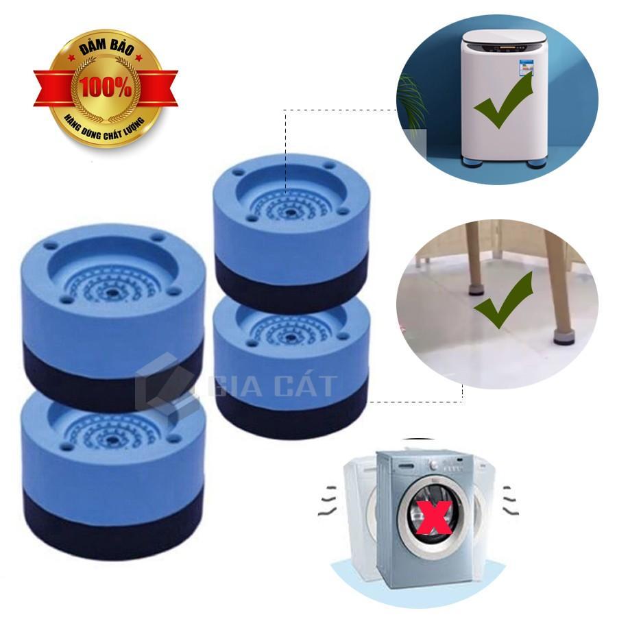 Bộ 4 Miếng Đệm Cao Su Cao Cấp Lót Chân Máy Giặt Chống Rung Chống Ồn - Miễn Phí Vận Chuyển