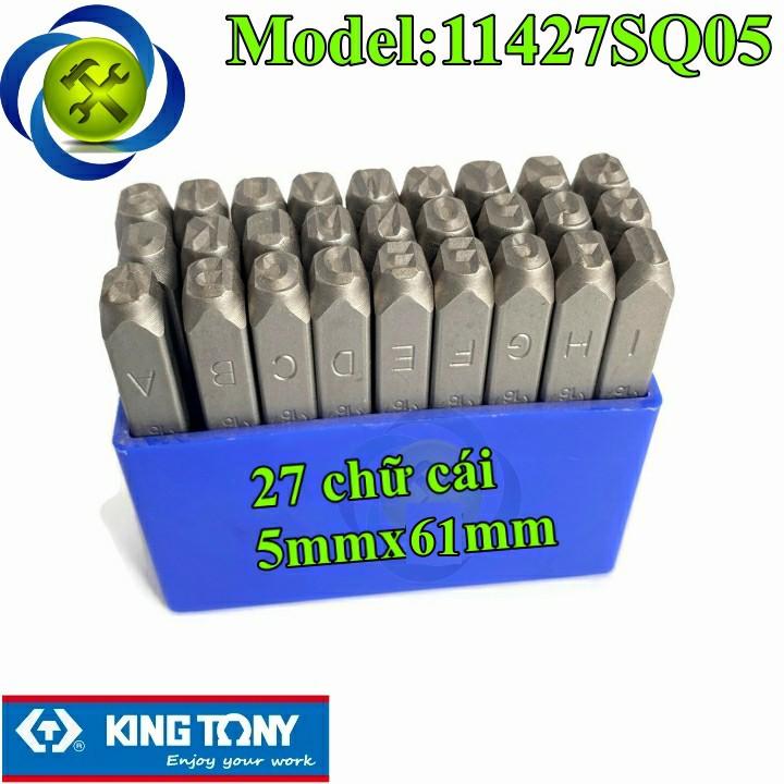 Đóng chữ Kingtony 11427SQ05 27chi tiết loại 5mm dài 61mm