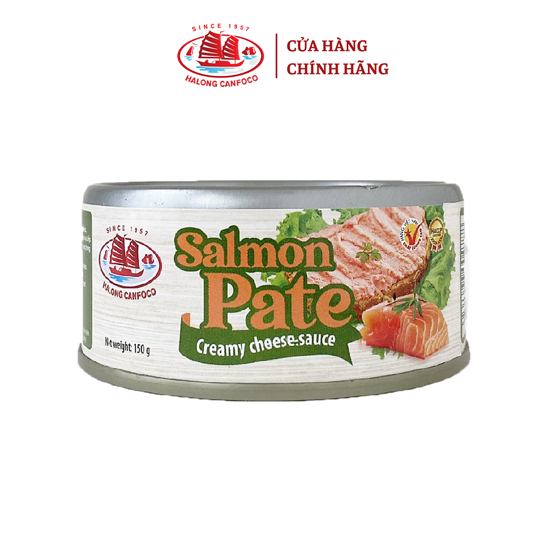 Pate cá hồi sốt phô mai kem Hạ Long - 150g [DATE T06/2024]