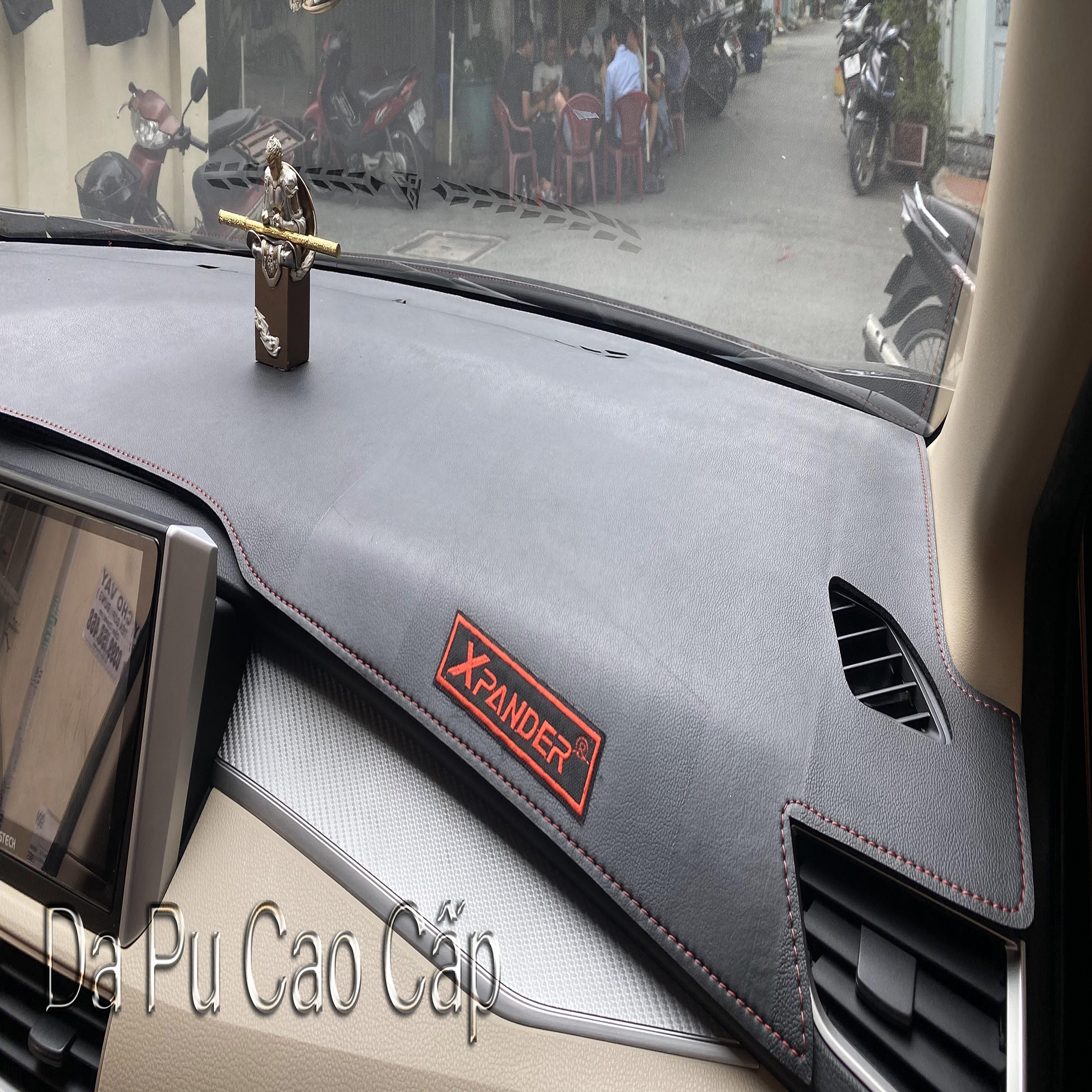 Thảm taplo bảo vệ xe hơi, da pu , da cacbon,nhung cao cấp