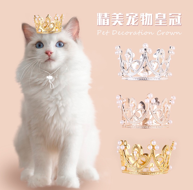 MŨ VƯƠNG MIỆN THÚ CƯNG SANG TRỌNG CHO THÚ CƯNG CHÓ MÈO