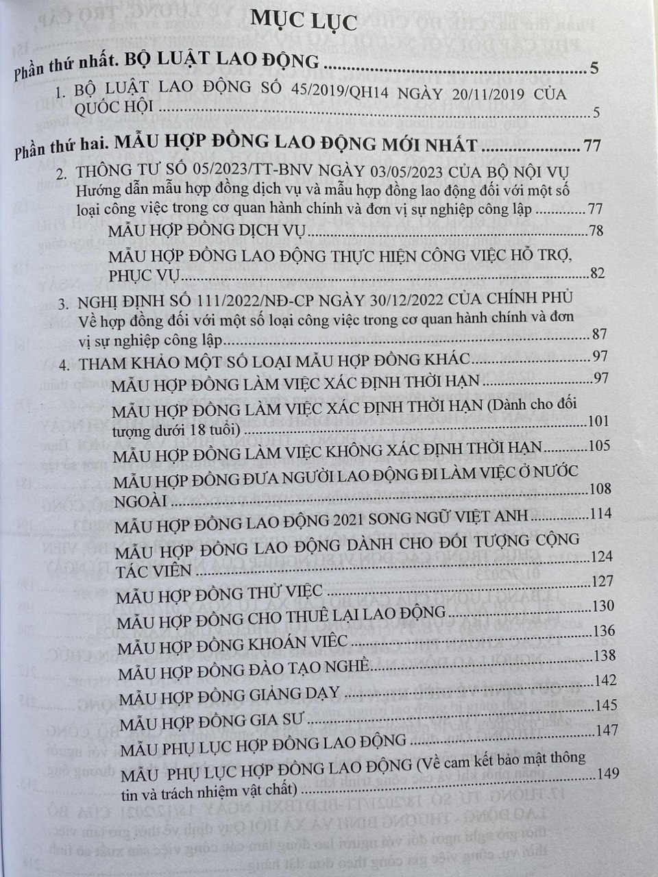 Bộ Luật Lao Động - Mẫu Hợp Đồng Lao Động - Chế Độ Chính Sách Tiền Lương, Tiền Thưởng