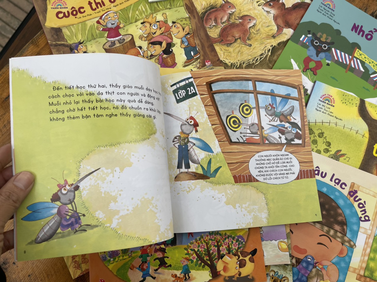 COMBO KÍNH VẠN HOA THIÊN NHIÊN  – Mỹ Linh - Tuệ Du - Nxb Kim Đồng