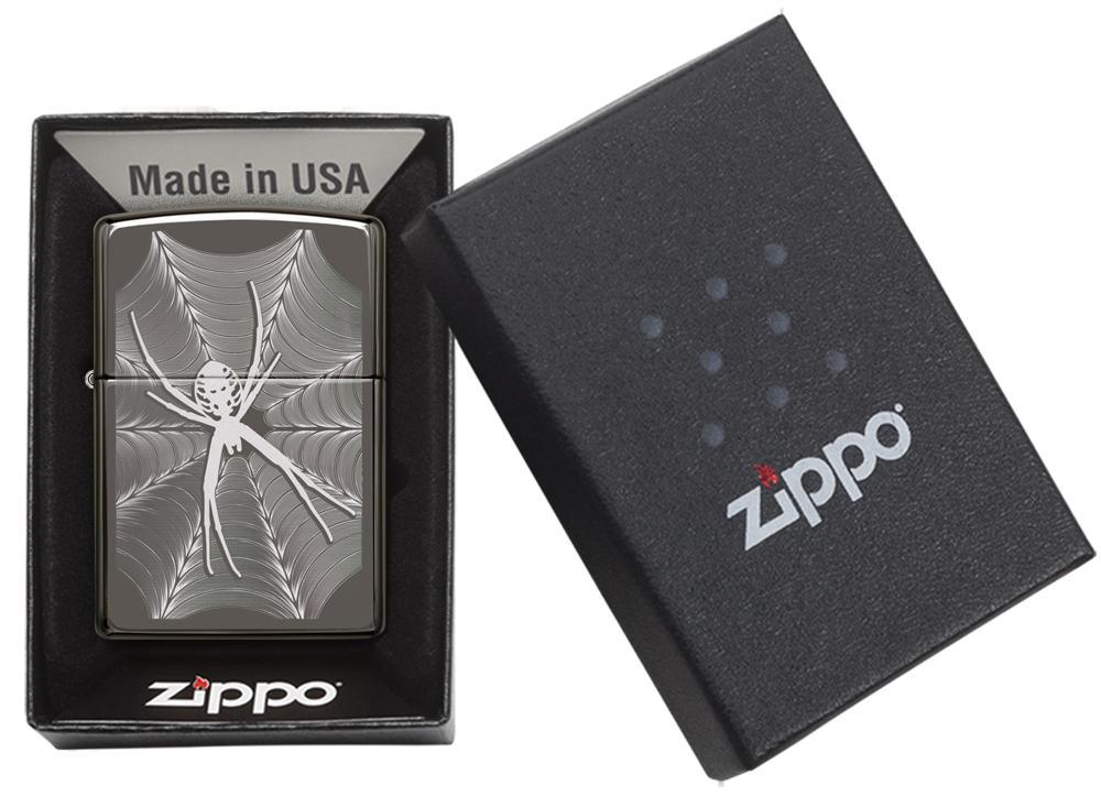 Zippo 29733 Spider & Web Design