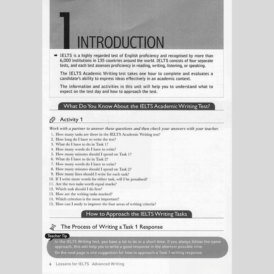 Lessons For IELTS - Advanced Writing