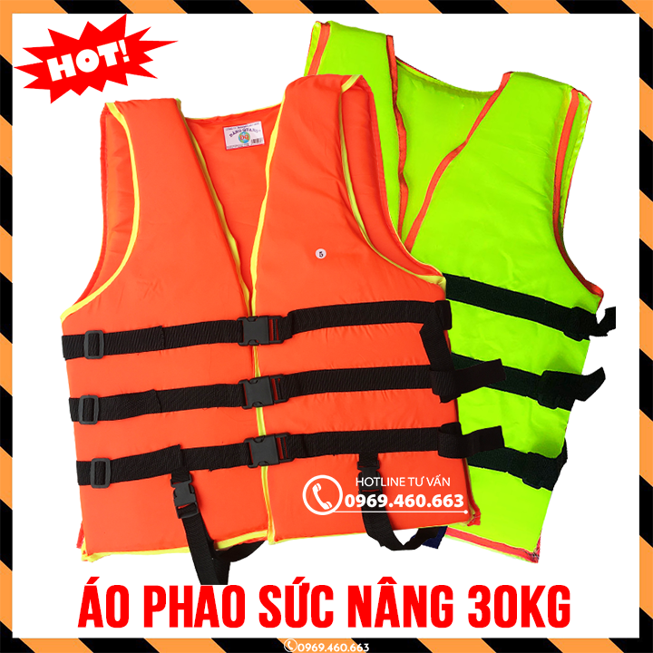 Áo Phao Bơi Trẻ Em Và Người Lớn Sức Nâng Cân Nặng 10 - 100kg. Áo Phao Cứu Hộ Cứu Sinh Đi Biển