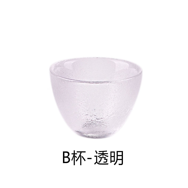 Bộ 6 chén trà thủy tinh sần 62ml