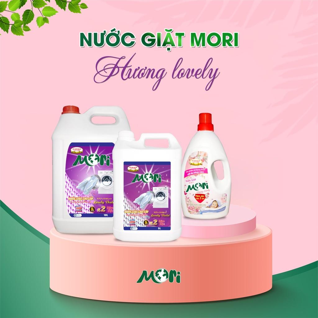 Nước Giặt Xả Cao Cấp Mori Lưu Hương Bền Lâu Can 2 Lít