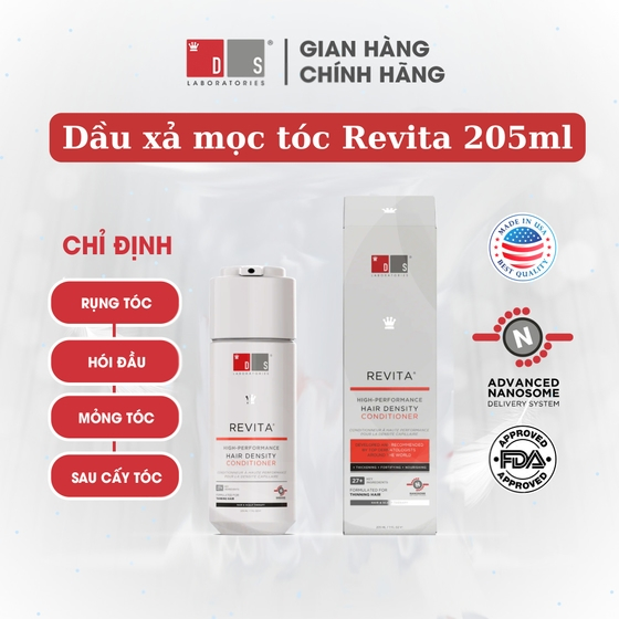 Dầu xả kích thích mọc tóc REVITA CONDITIONER 205ML của Ds Laboratories ( Mỹ )