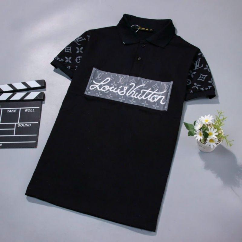 Áo thun nam polo in hoạ tiết cao cấp.