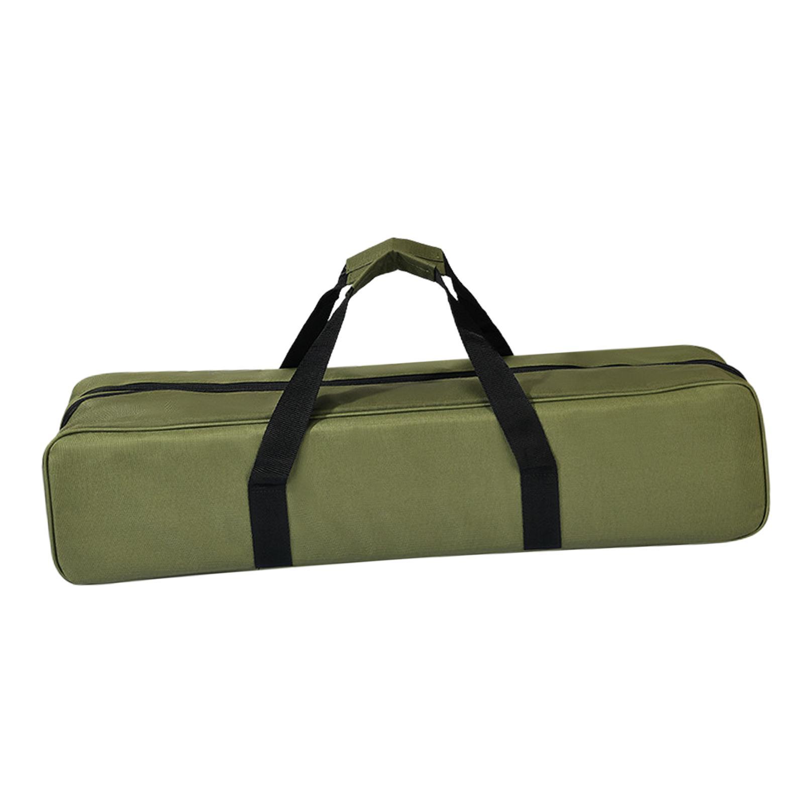 Camping Storage Bag Handbag Durable Waterproof Camping Equipment Oxford Cloth Zipper Carry Bag Tent Pole Bag for Light Stands Camping Hiking