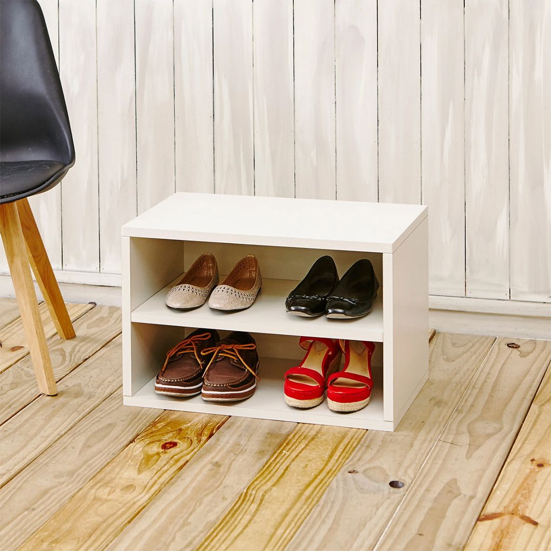Kệ giầy nhỏ gọn bằng gỗ công nghiệp MDF SMLIFE Rysa