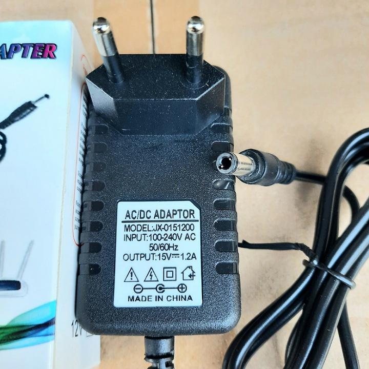 Sạc quạt tích điện mickey 15V-1,2A - adapter quạt tích điện loại tốt
