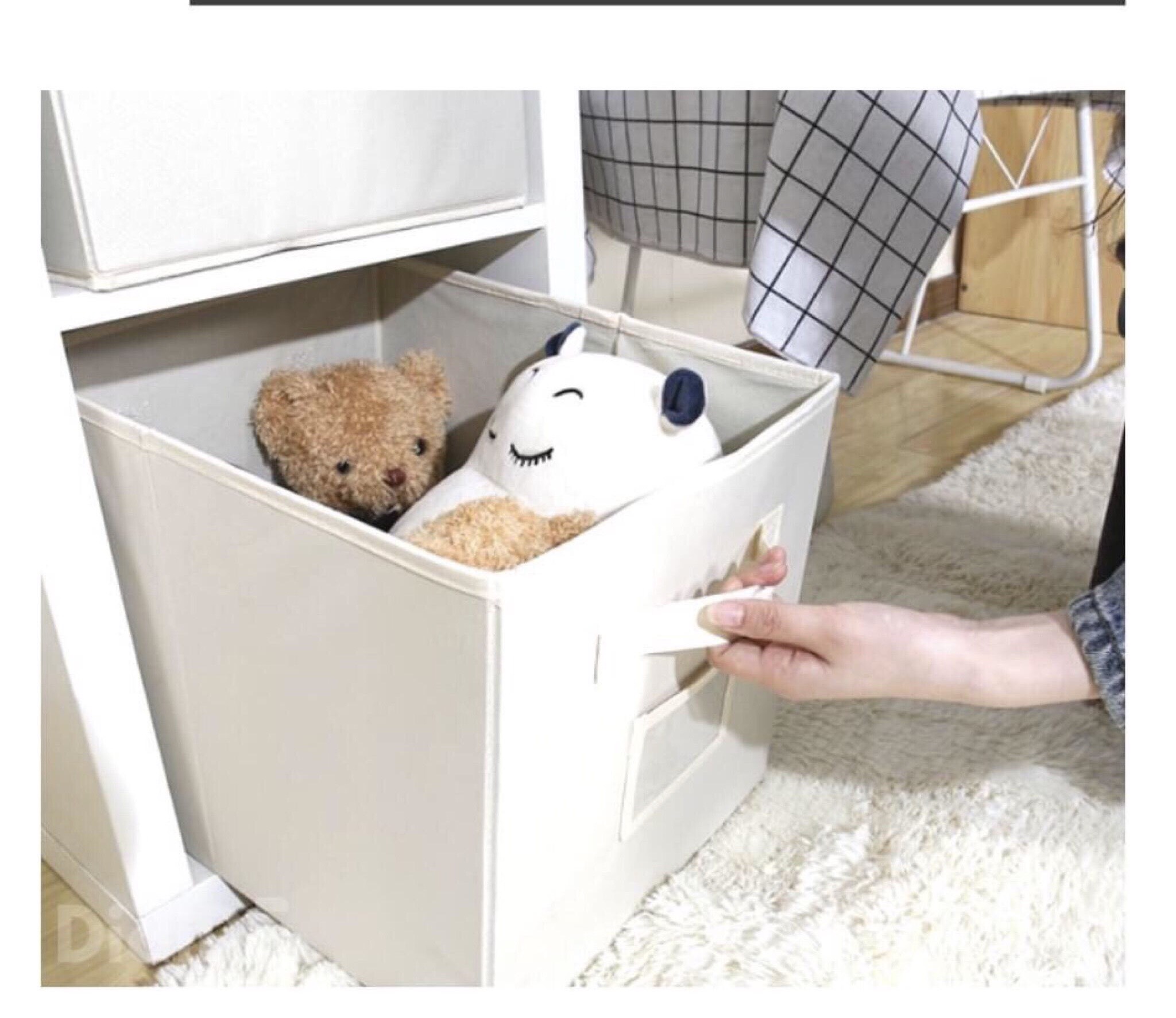 Combo 3 hộp đựng đồ đa năng Việt Nam (Storage Box) size lớn (26.5x26.5xH28cm