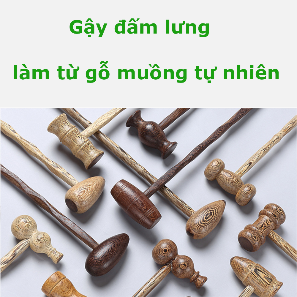 Cây đấm lưng mát xa bấm huyệt- Giảm đau mỏi do tắc nghẽn kinh mạch