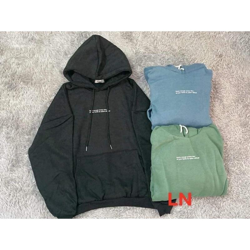 Áo hoodie 2 dòng chữ nhỏ TH6