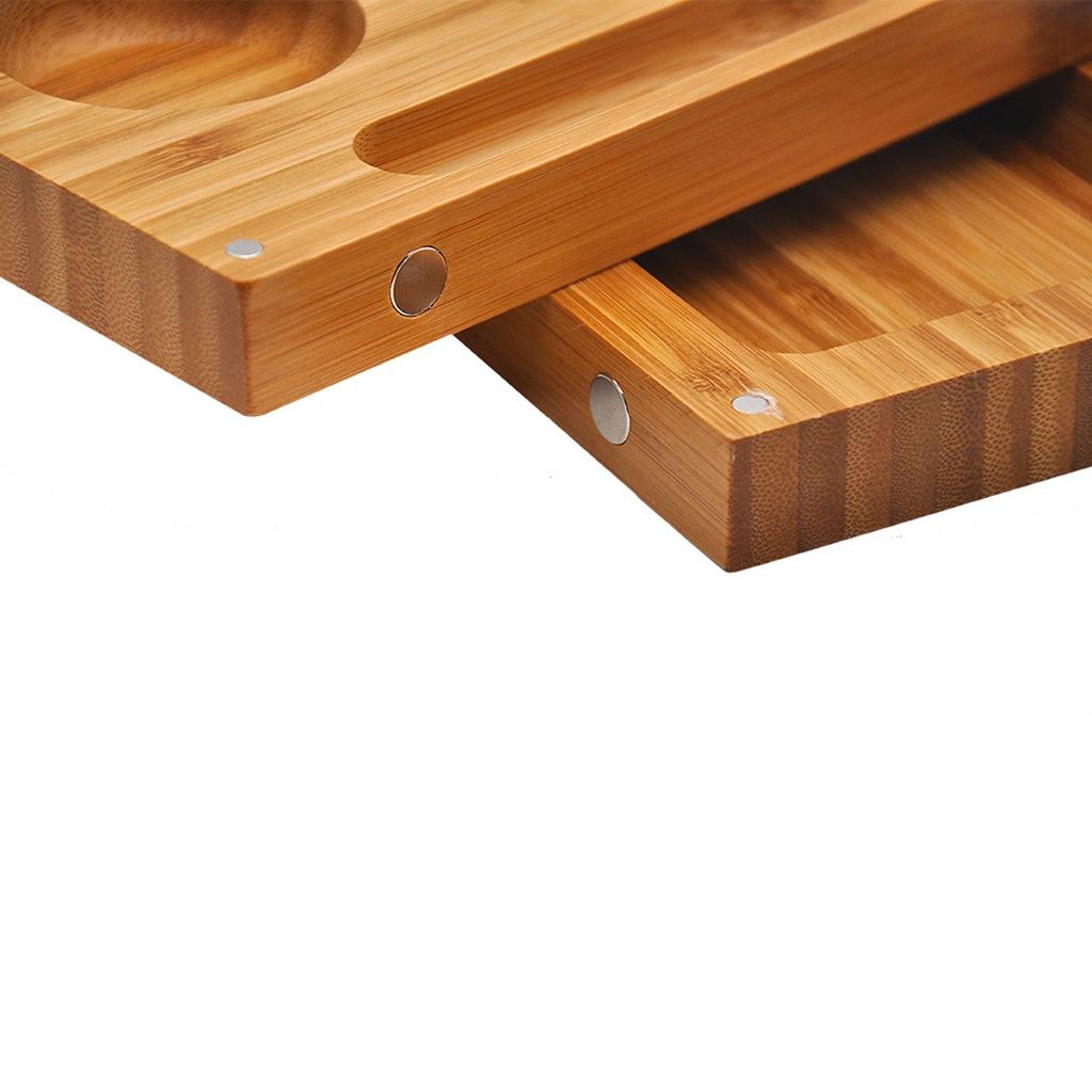 Cigarette Rolling Tray Wooden Plate Tray Smoking Holder Tool Accessories