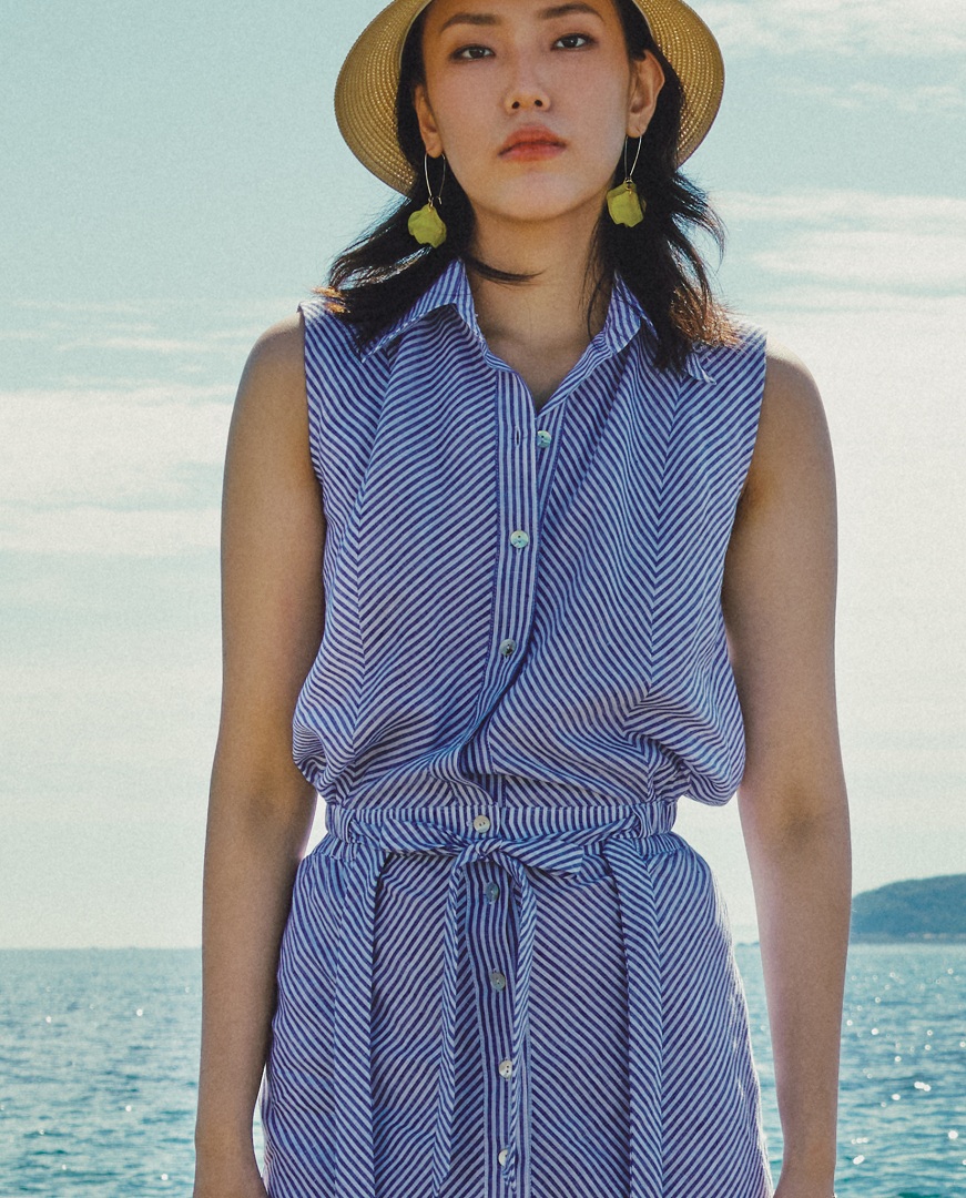 Áo Croptop Linen Tuyền TOP224 thời trang thiết kế Hity
