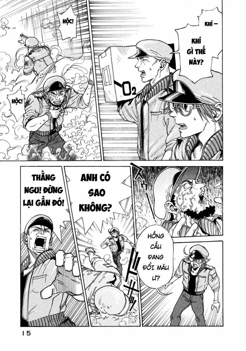 biệt đội tế bào black - hataraku saibou black chapter 1 16