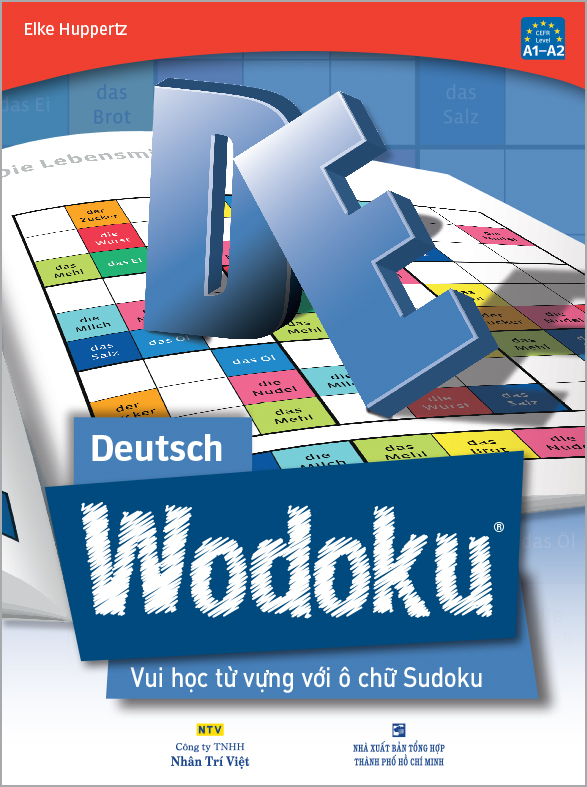 Sách - Sách vui học từ vựng với ô chữ Sudoku (Deutsch Wodoku)