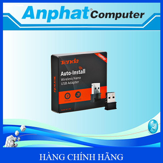 USB thu Wifi Tenda W311Mi Mini (Ko anten, 150Mbps) hàng chính hãng bảo hành 3 năm 1 đổi 1
