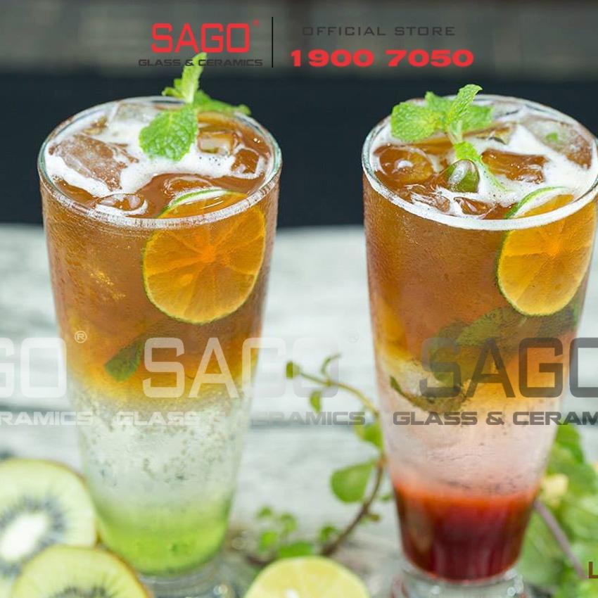 Ly Thủy Tinh  Tiara Footed 395ml | B17514 , Nhập Khẩu Thái Lan