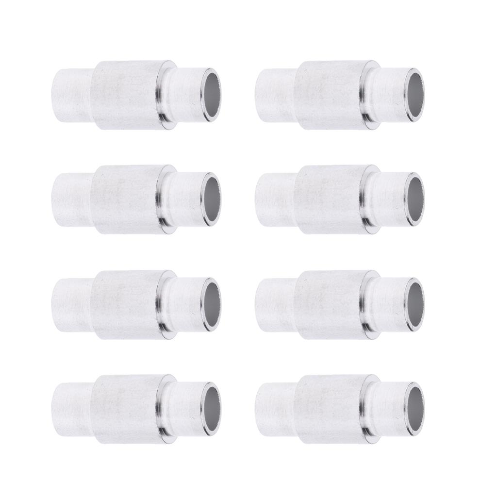 8 Pieces Aluminum Long Sleeve Inline Roller Skate Wheels Replacement Spacers