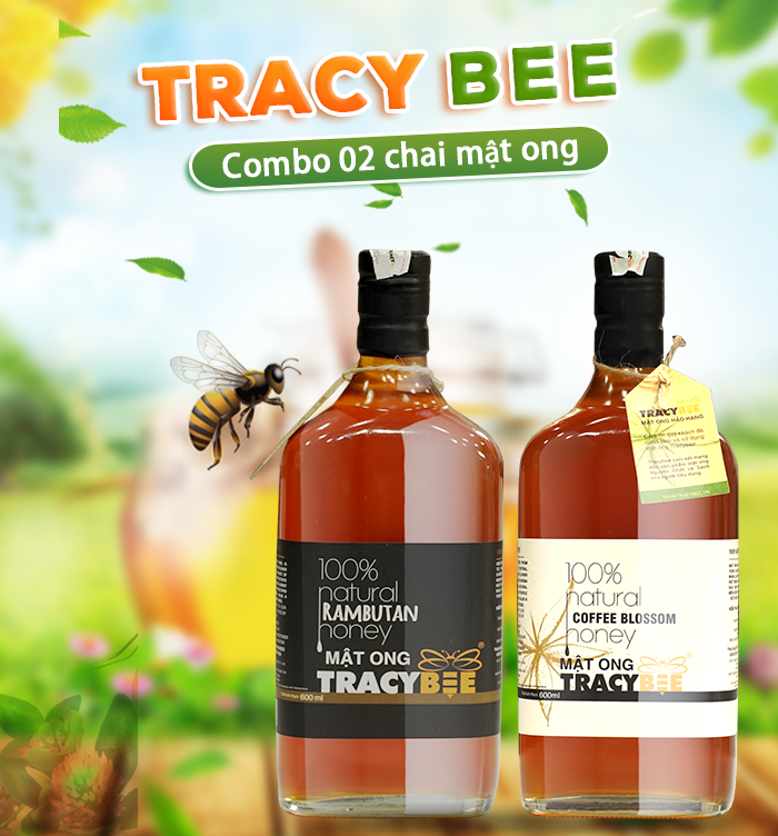 Combo 02 chai mật ong TracyBee