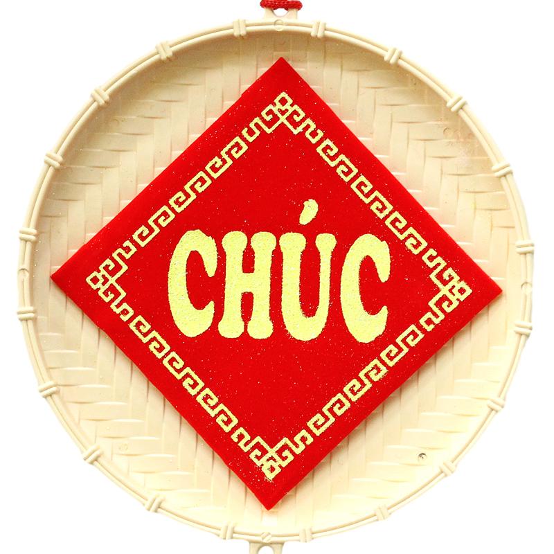 Dây Treo Trang Trí Tết Hình Mẹt Lớn - Chúc Mừng Năm Mới