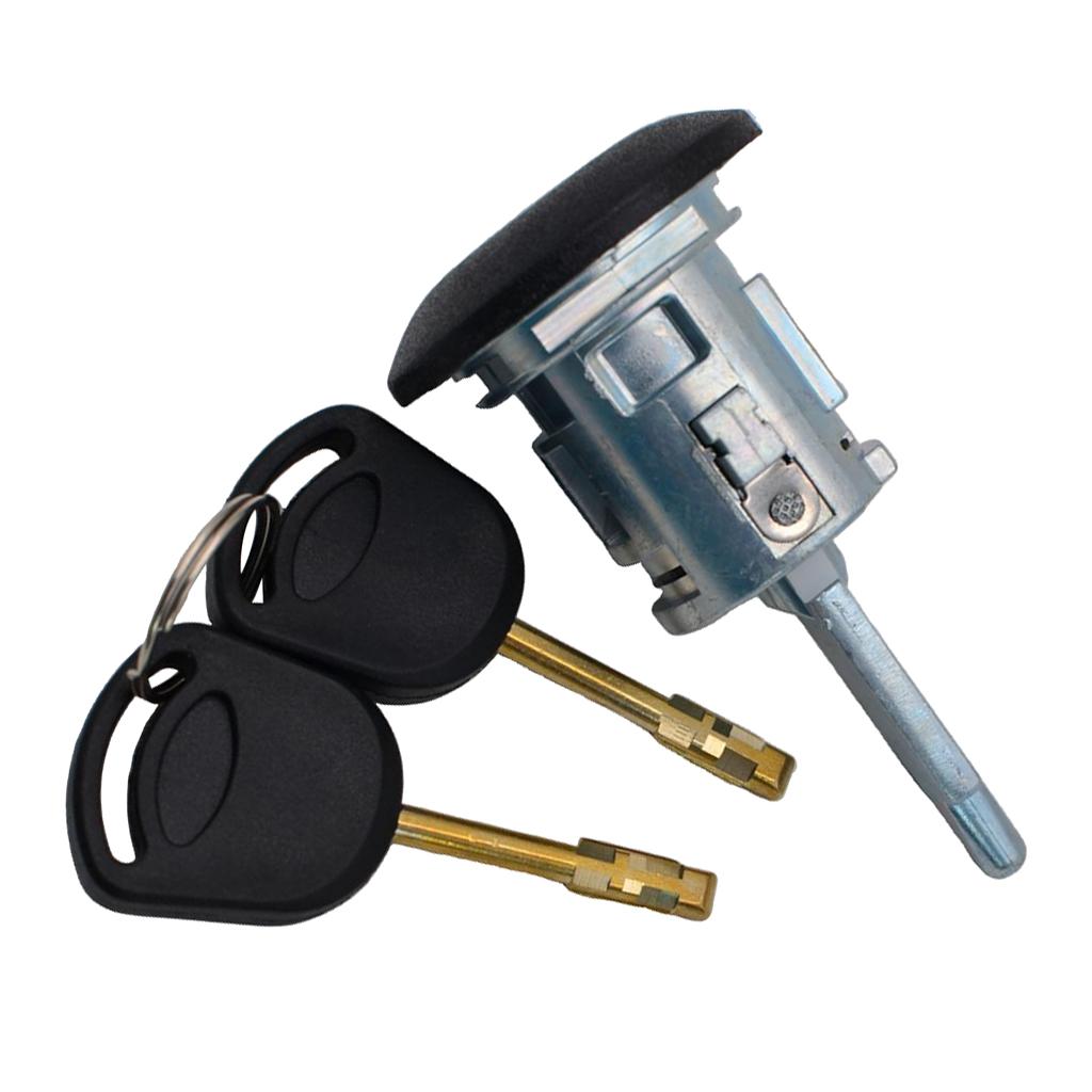Khóa cửa phía trước ô tô chốt bên tài xế 2 chìa khóa cho Ford Transit MK6 MK7 Car Front Door Lock Driver Side Latch 4060638
