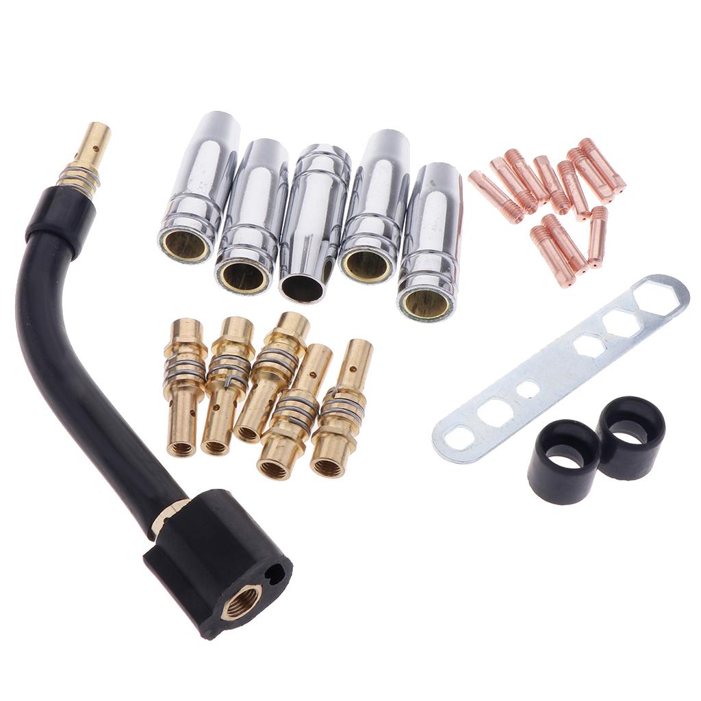 MIG Mỏ Hàn Một Phần Bộ Dụng Cụ, Hàn Liên Lạc Với Bộ Đầu Cho Binzel 36KD MIG Bị Tiêu Thụ Hàn Phần Công Cụ