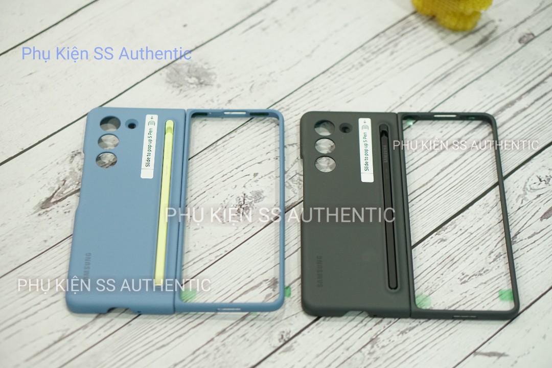 Ốp Samsung kèm bút Spen Fold 5 màu Đen xám - Hàng Chính hãng