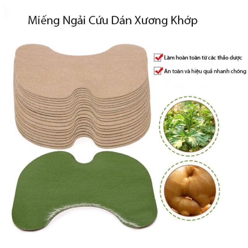 Hộp 12 miếng dán vai, thắt lưng, đầu gối ngải cứu