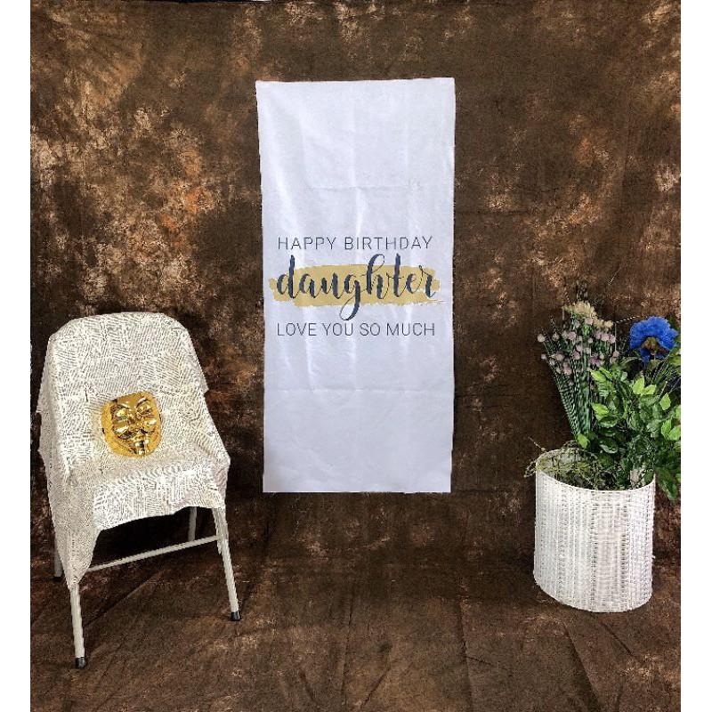 Phông chữ Happy Birthday cỡ 60*150