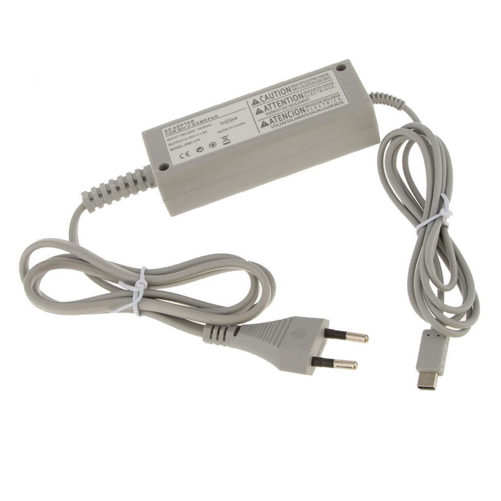 AC Home Wall Power Supply Adapter Charger for Nintendo Wii U Gamepad EU Plug