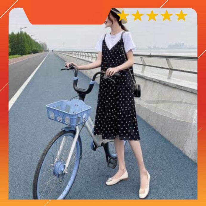 Sét yếm chấm bi đẹp