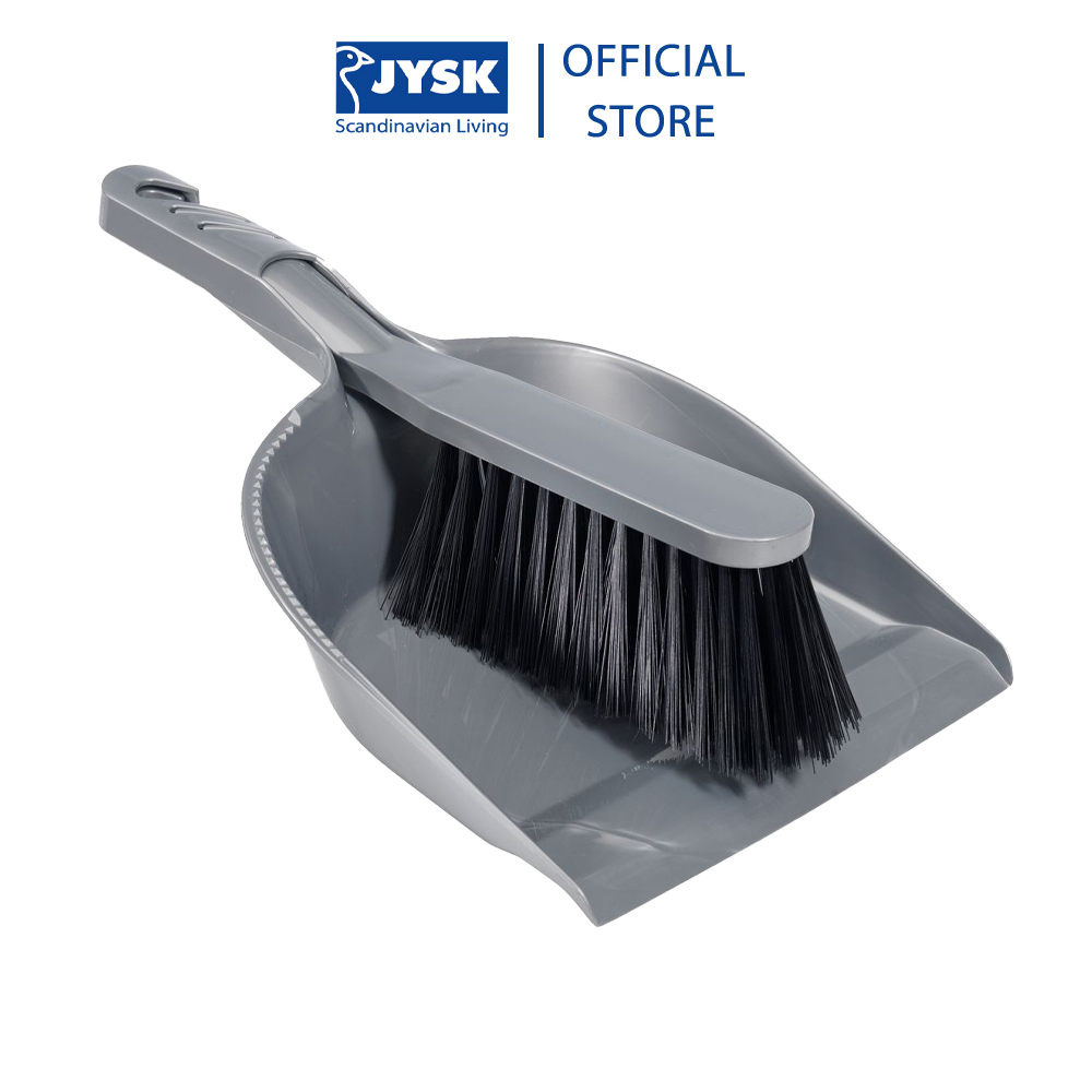 Bộ chổi quét bụi | JYSK Folmer | polypropylene | xám | R19xD31xC9cm