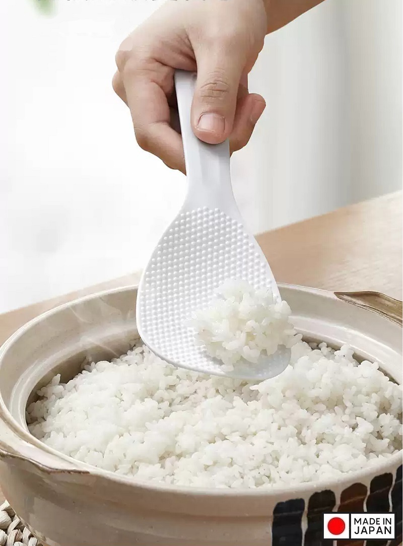 MUÔI XỚI CƠM ION BẠC KHÁNG KHUẨN AG+ SIÊU CHỐNG DÍNH NAKAYA - HÀNG NỘI ĐỊA NHẬT BẢN