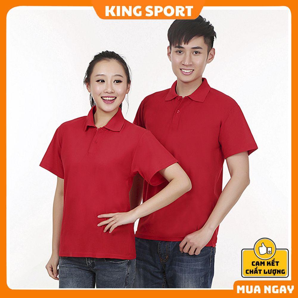 Áo polo nam unisex vải poly thái 4 chiều mềm mịn thoáng mát KING SPORT Áo phông nam nữ có cổ hàng chính hãng