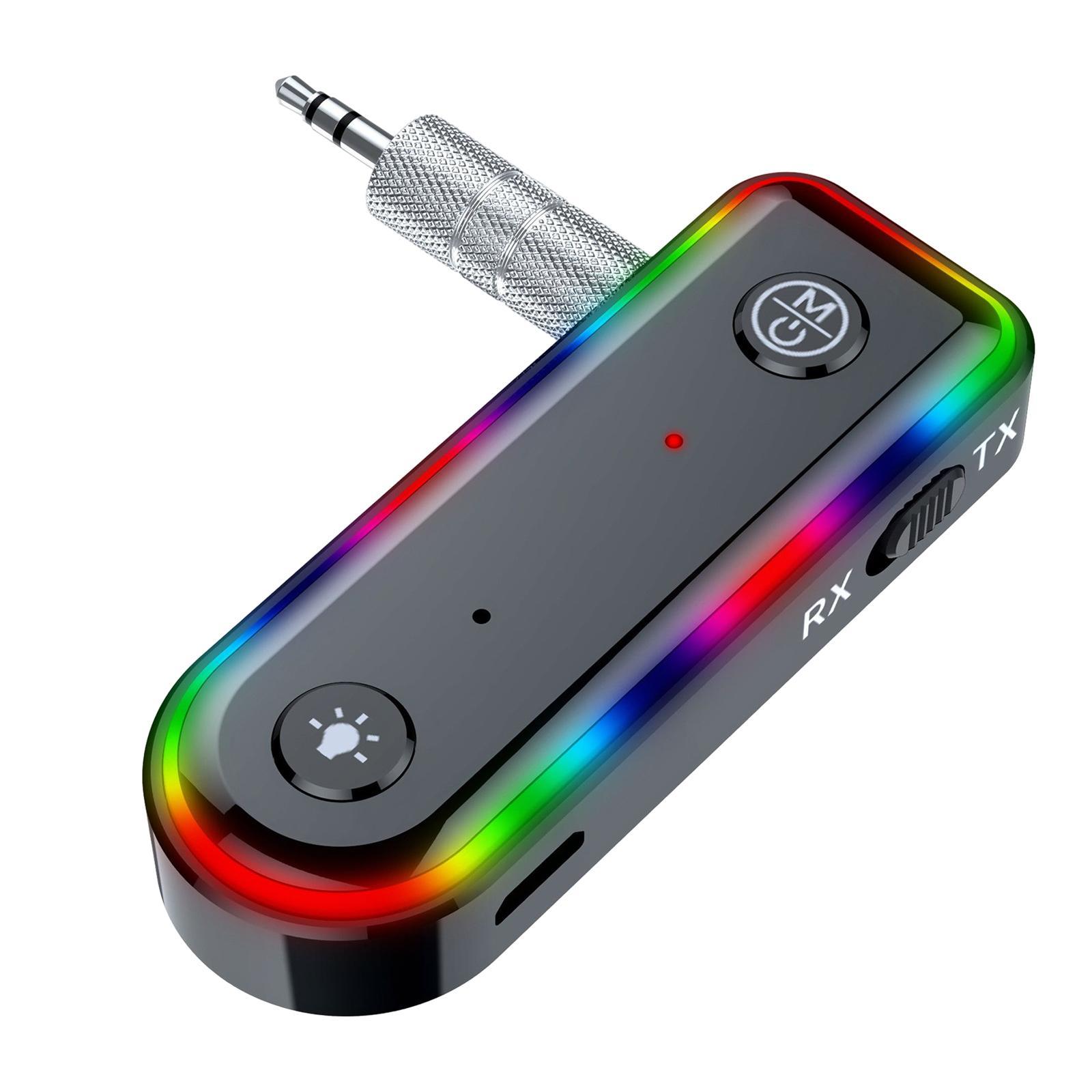 BT 5.0 Transmitter Receiver 2 in 1 Wireless Audio 3.5mm Jack Aux