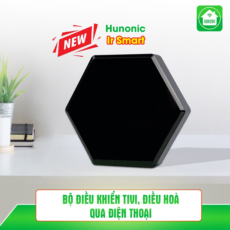 Bộ điều khiển Tivi, Máy lạnh [từ xa bằng điện thoại] Hunonic IR Smart | Điều khiển thiết bị Hồng ngoại từ xa